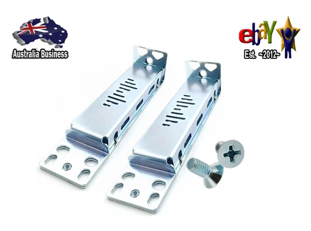 Genuine Cisco 23" Rack Mounting Brackets & Screws for 2960CG & 3560CG Switches.
