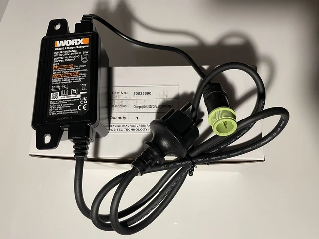 ORIGINAL NETZTEIL WORX Landroid S300, S500i, M500, S700i, M700 WA3750