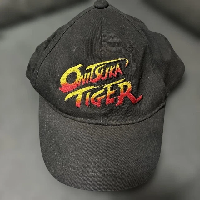 帽子 Onitsuka Tiger Street Fighter ONITSUKA TIGER STREET Fighter Collaboration Baseball Cap Black