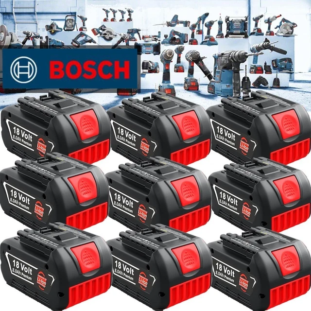 Produktbild von 6x 8Ah Akku Für Bosch 18V Professional – Kompatibel Mit GBA, BAT618, BAT609, BAT620 & Mehr