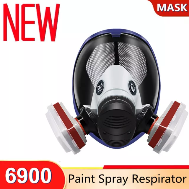 15 in 1 Suit For 6800 Gas Mask Full Facepiece Spray Painting Reusable Respirator