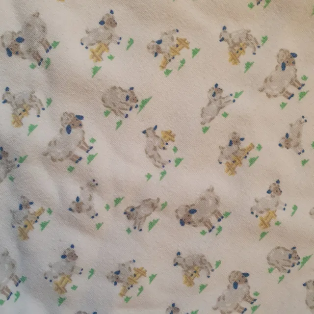 Cath Kidston Sheep Print Blanket Blankie Pram Soother Comforter