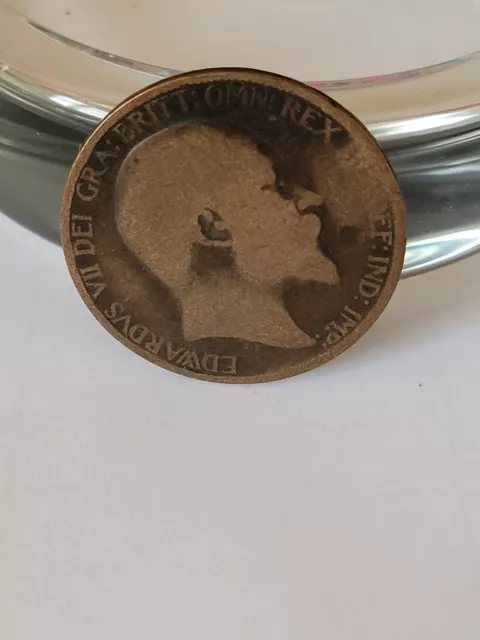 King Edward VII  1903 Half Penny Coin.