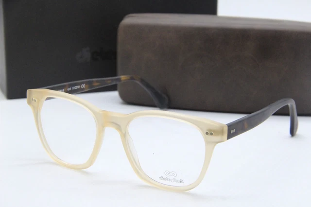 New Dieter Funk Perdikkas Cpd Beige Havana Authentic Eyeglasses W/Case 51-19