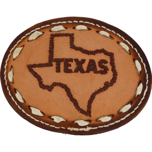 Texas Ft Worth Dallas Houston Austin Western Cowboy 80s NOS Vintage Belt Buckle
