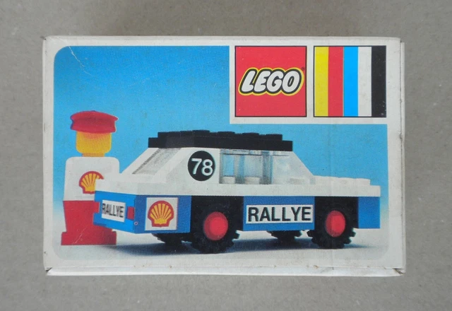 LEGO RALLY CAR Legoland Town Set 619 Vintage 1977 Sigillato Quasi Nuovo ...