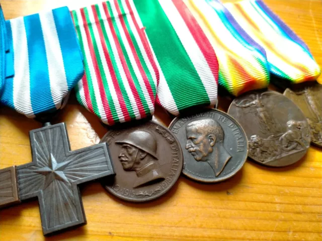 Italian war medals group of six 3