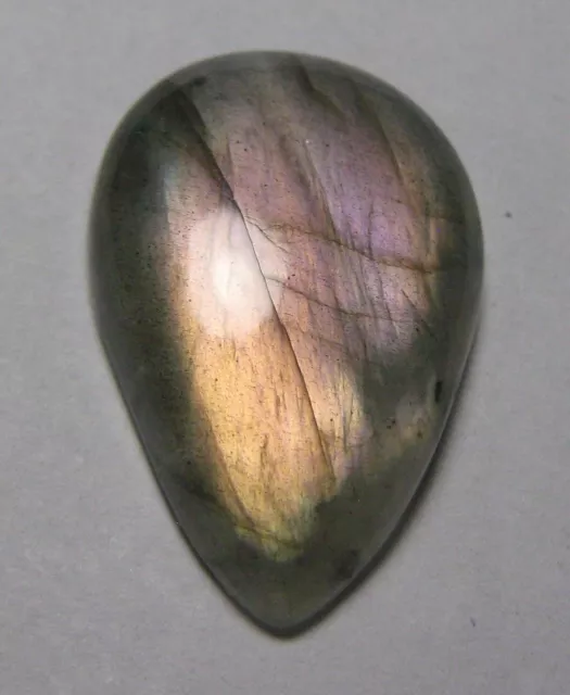 20.60 Cts Natural Purple Labradorite Pear Shape Loose Gemstone Cabochon B 6863