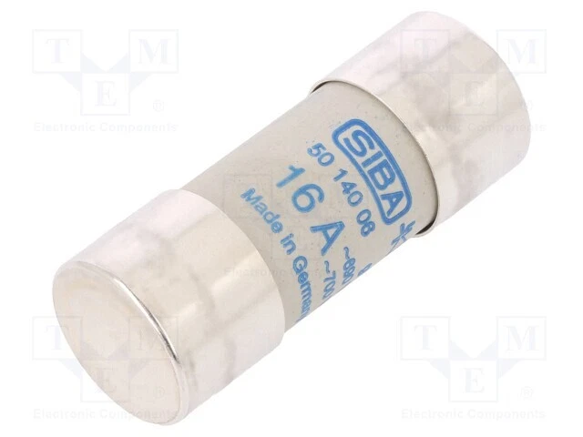 Sécurité : Schmelz 690VAC 22x58mm 5014006.16 Assurance 22x58mm Taille 16A