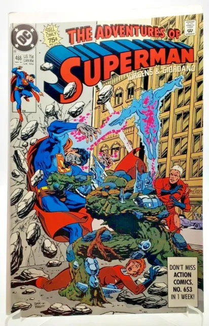 Adventures of Superman #466 (1987 Series) 1990 Near Mint