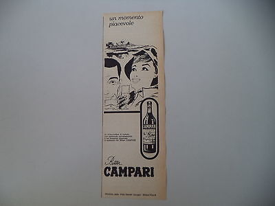 advertising Pubblicità 1962 BITTER CAMPARI