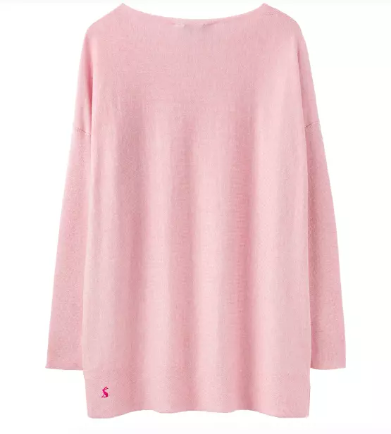JOULES LILLY BOAT Neck Lightweight Jumper Pink Marl Women UK 10 EUR 38 19.00 PicClick UK