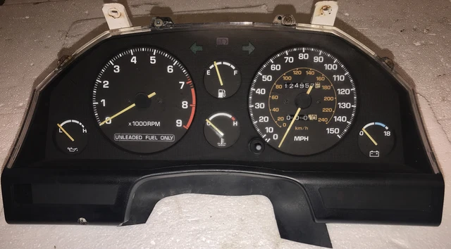 86 87 88 89 Toyota Celica GTS Instrument Cluster 124k Miles 83010-2B320