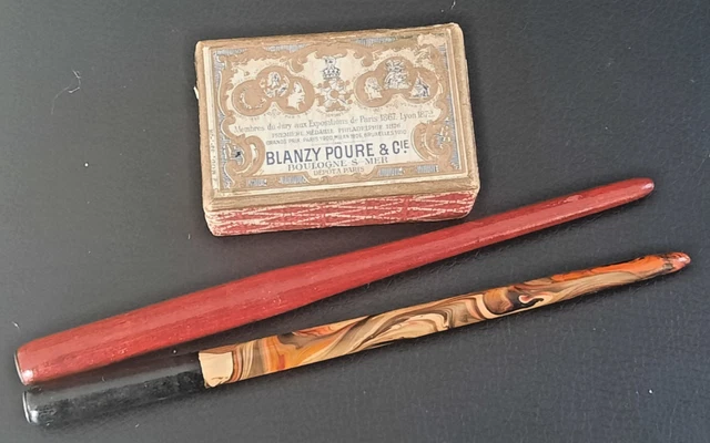 Porte-plume Ancien En Bakélite - Marque Ancienne - Vintage Collection écriture