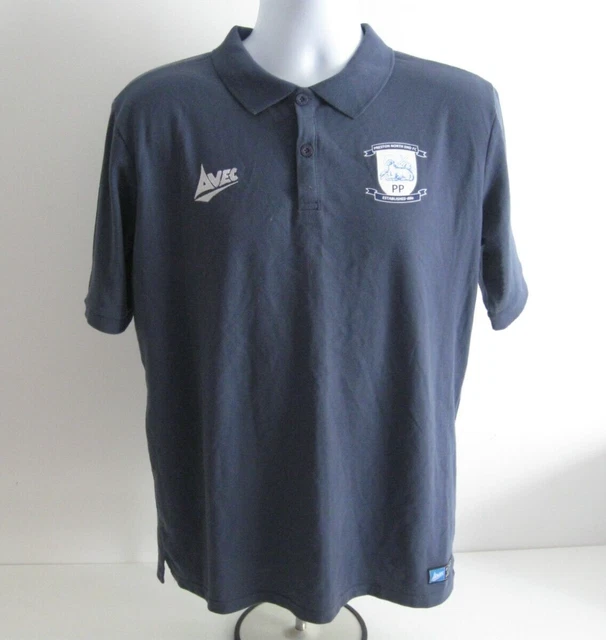 Preston North End FC Fußball Poloshirt mit Herren L