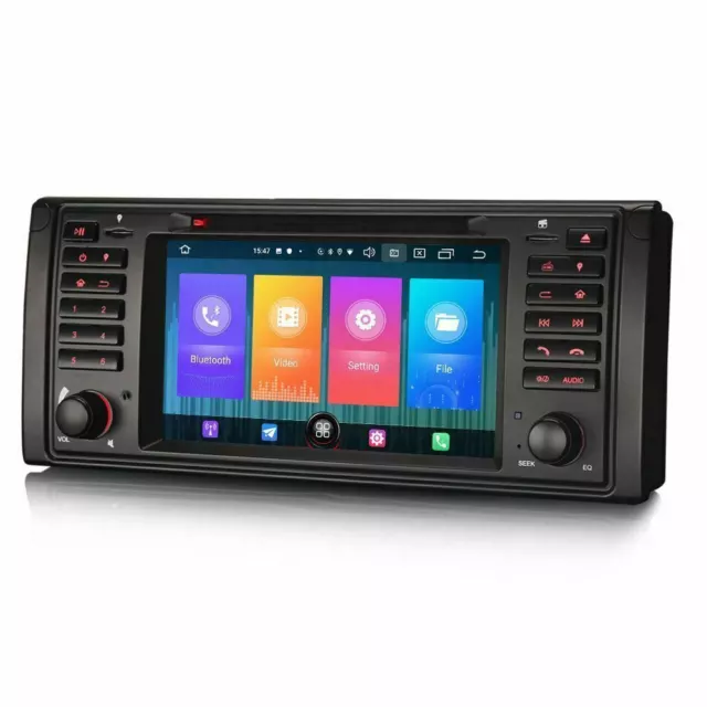 Android 10.0 DAB Sat Nav GPS Wifi BT Radio Pour BMW 5 7 Série E53 E38 E39 X5 7 " 2