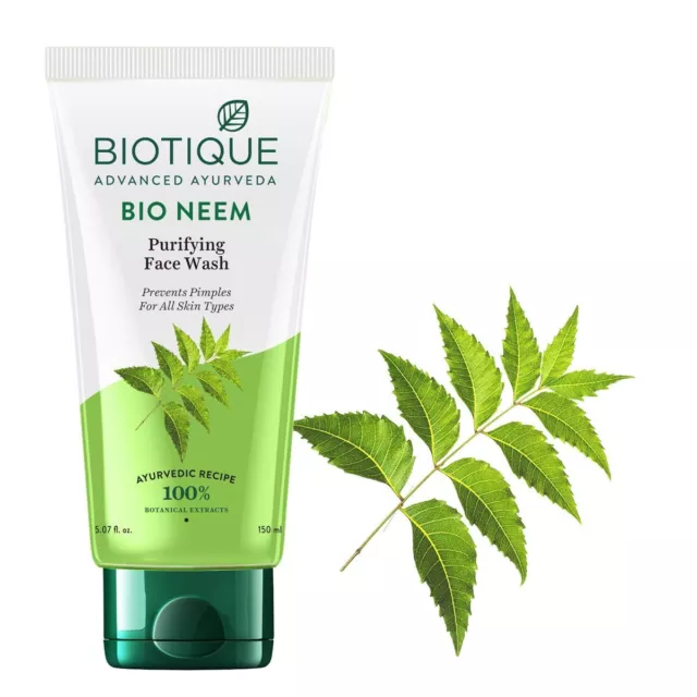 Biotique Herbals Ayurveda Purifying Bio Neem Face Wash, 150ml