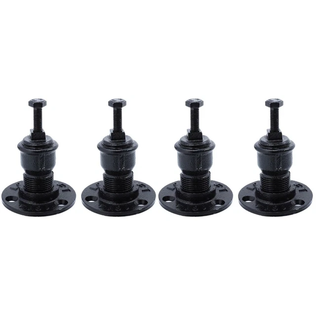 4 piezas soporte de pasamanos barandilla abrazaderas soporte de montaje de riel manual