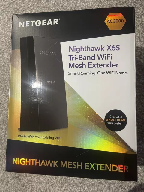 Netgear Nighthawk X6S AC3000 Estensore rete WiFi tri-band (EX8000) nero