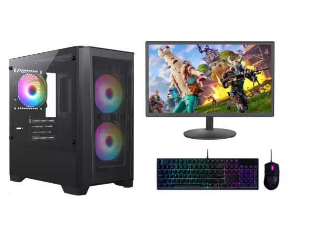 Gaming PC Computer Bundle Intel Quad Core i5 8GB 1TB Win 10 2GB GT710 SUPER FAST