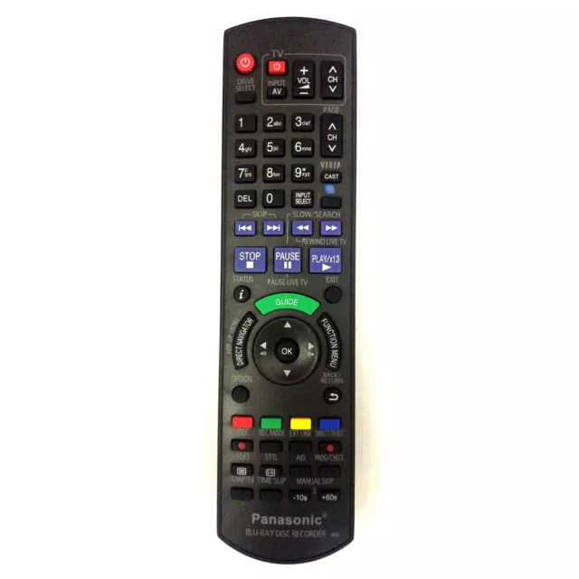 New N2QAYB000479 For Panasonic Blu-ray DISC RECORDER IR6 Remote Control DMRBW780