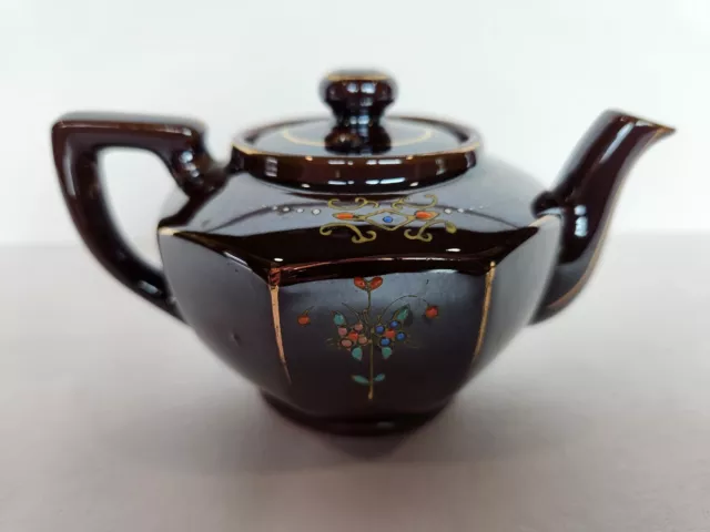 Vintage MG Moriage Mini Tea Pot Made In Occupied Japan Vintage MG Moriage Mini Tea Pot Made In Occupied Japan