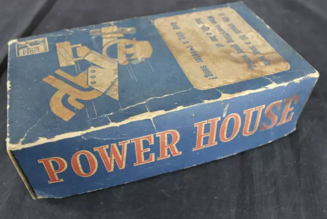 Vintage Ww2 Era Powerhouse Candy Bars Box ~ Display Advertising
