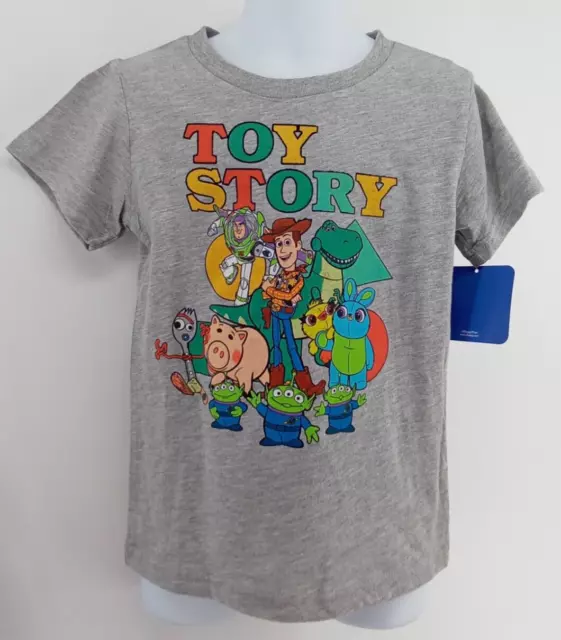 TOY STORY TODDLER Boys T-Shirt 4T Woody Buzz Lightyear Officially ...