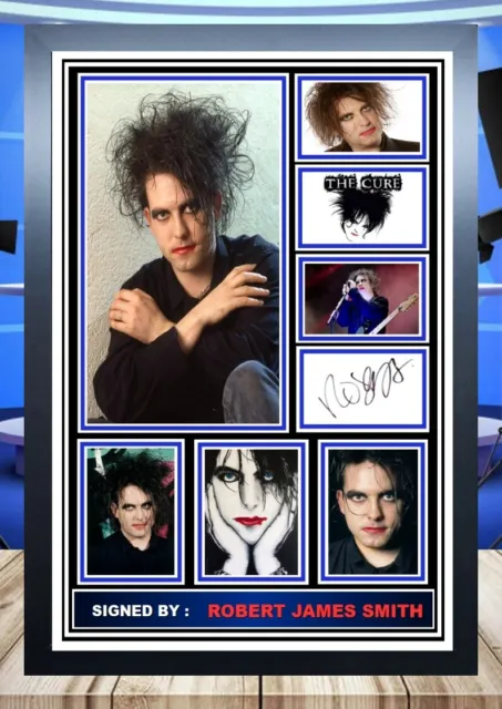 623 Robert Smith The Cure Signed Unframed/Framed Photograph  Music Memorabilia