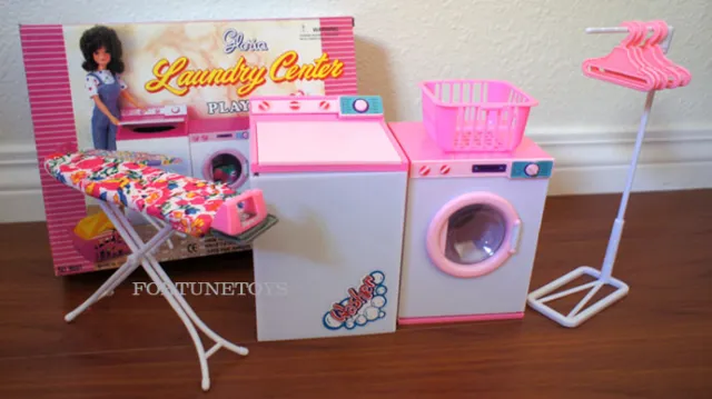 NEW GLORIA DOLL HOUSE FURNITURE Laundry PLAYSET (96001)