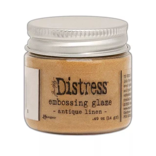 Distress Embossing Glaze - Antique Linen