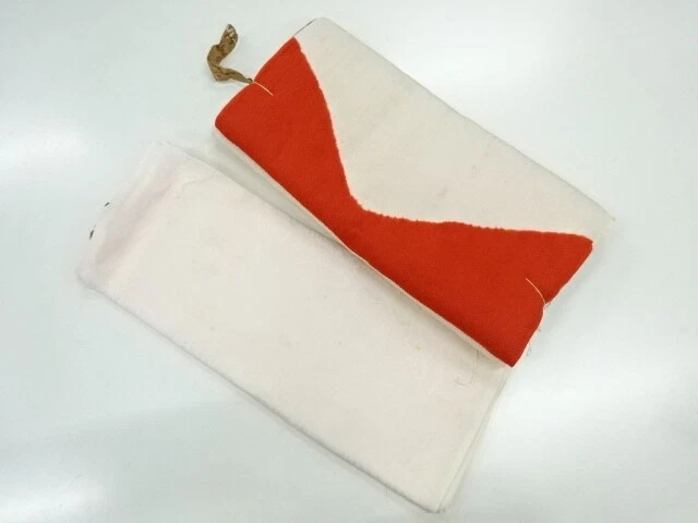 6353235: Japanese Kimono / Antique Araihari For Haori & For Lining For Shoulder