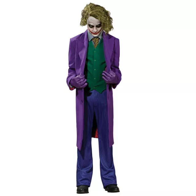 De L'Adulte de Luxe le Joker Dark Knight Batman Bd Villain Costume Déguisement