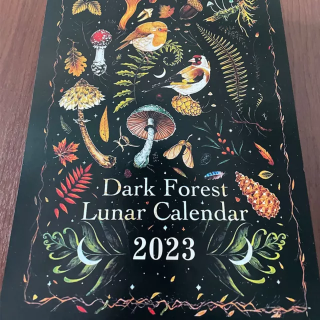 NEW DARK FOREST Lunar Calendar 2023 Original Illustrated Wall Calendar