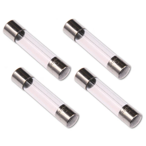 Lot de 10 Fusible Verre 10A Ampères 250V - Dimension 20mm x 5mm