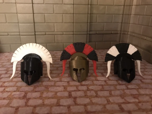 Casque Grec Playmobil Personnalisé - Pièce Imprimée En 3D - Figurine Grecque