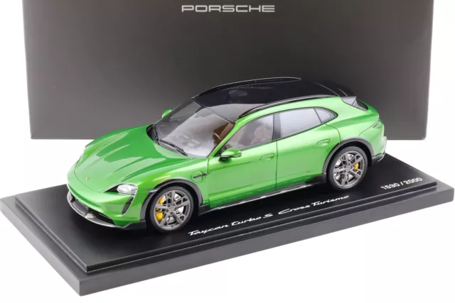 1:18 Minichamps Porsche Taycan Turbo S Cross Turismo mamba green WAP DEALER