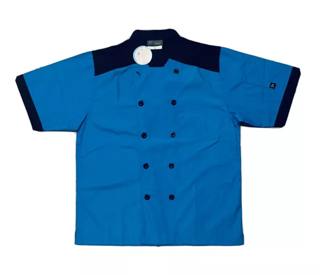 Cook Cool by Happy Chef Unisex Button Up Left or Right Medium NEW WITH TAGS