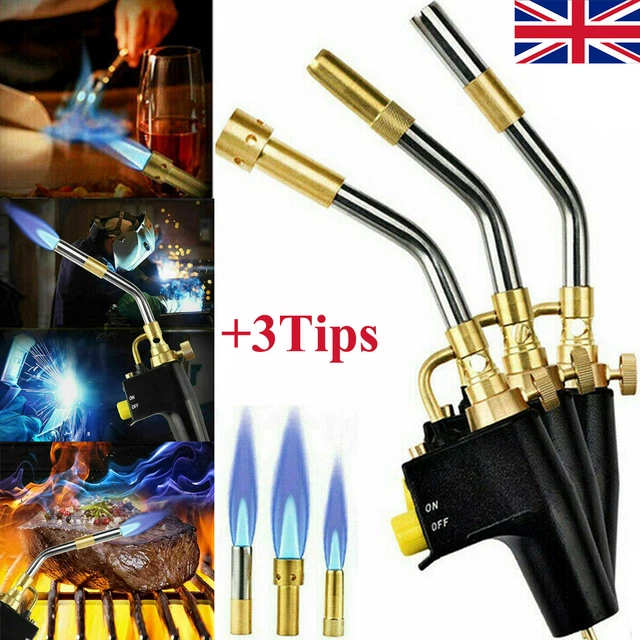 PROPANE MAPP GAS Blow Torch Welding Soldering Brazing Plumbers Tool+3