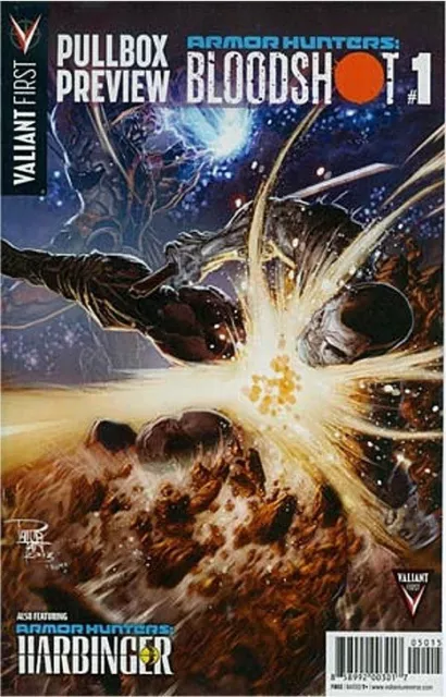 Valiant First Pullbox Preview Armor Hunters Bloodshot 1 Rare 2014 Promo Giveaway