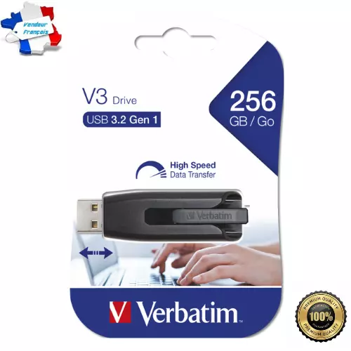 Memoria USB VERBATIM Store 'n' Go V3 256GB USB-3.2 Gen 1