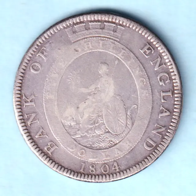 Great Britain.  1804 George 111 - Bank of England Dollar.. Fine