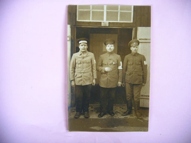 1916 CPA Military War Character Soldier Photo Card