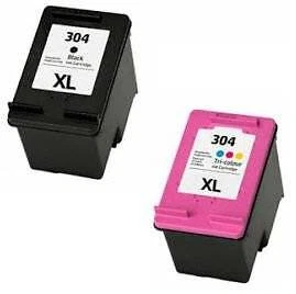 Kit 2 Cartucce HP 304 XL Compatibili Per Deskjet 2320 2630 3720 3730 3732 3760 E