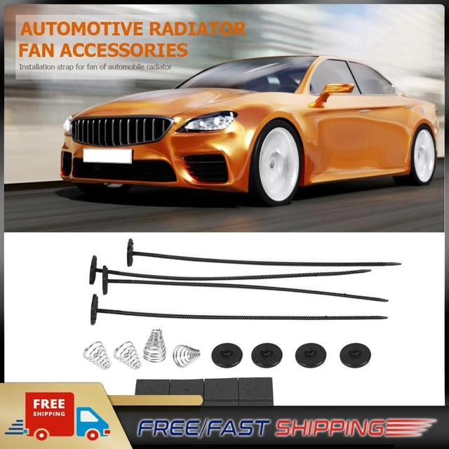 1 Set Car Electric Cooling Radiator Fan Mounting Tie Rod Kit Bracket Universal