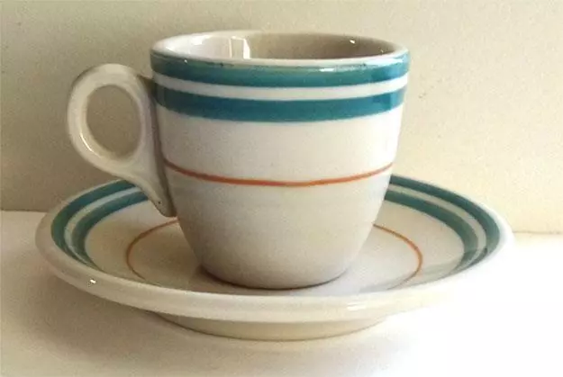 Southern Railway Railroad Dining Car Demitasse Cup & Saucer Piedmont Pattern