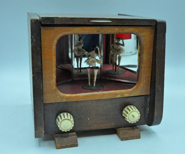 Automate Musical à Clef Vintage Années 60-70 - Chat En Porcelaine