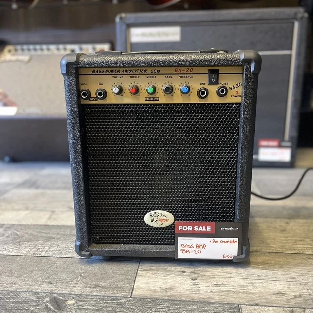 Bass Amp BA-20 Electric Bass Guitar Amplifier  🎸 Good Condition