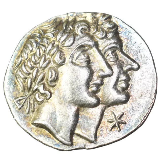 Manius Fonteius AR Denarius 108-107 a. C. República Romana Moneda de Plata...