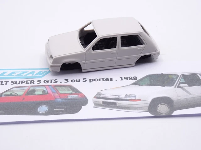 ALEZAN MODELS . 1/43 . RENAULT SUPER 5 BACCARA . 3